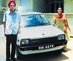 First Maruti car with owner Harpal Singh